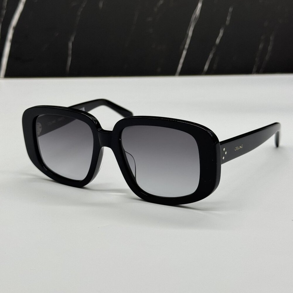 NEW CELINE CL40299U 01B BLACK GRAY WOMEN SUNGLASSES CELINE